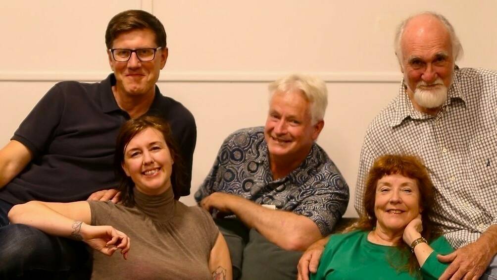 The cast of 'Strip Poker' - one of the two plays that will be performed. Picture supplied.