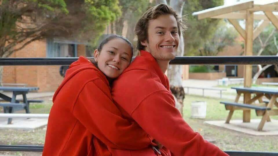 Dimity and Cody. Picture: Facebook