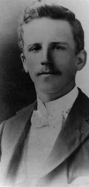 Hector McWilliam as a young man of 21. His name is forever identified with Tuross Head, thanks to the entry drive named after him (see below).