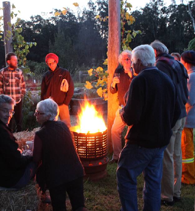 FIRESIDE CHAT: Stay warm on the evening of the longest night of the year - the winter solstice - at the SAGE garden.