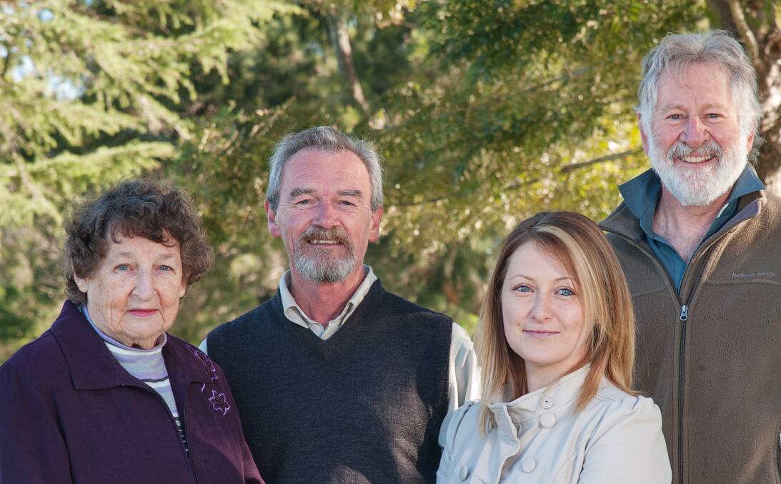 GREEN TEAM: The Eurobodalla Greens will contest the September 10 local government election. Margaret Perger, Pat McGinlay, Laura Hawkins, and Will Douglas.