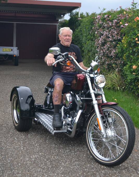Margaret has earned a ride on Jeff’s Harley
