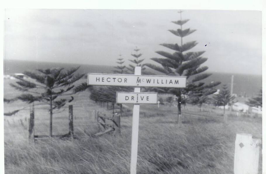 Hector McWilliam Drive in a more black and white era.