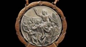 SILVER SALUTE: Neale's individual silver medal.