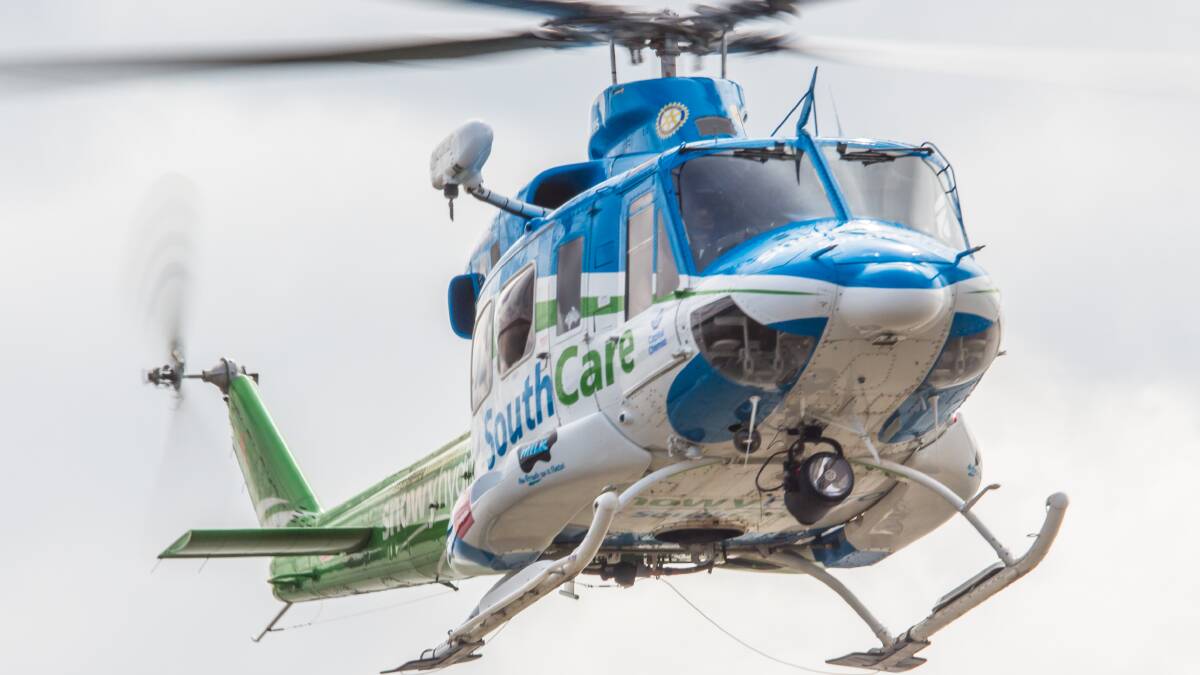 Batemans Bay airlift after motorbike accident
