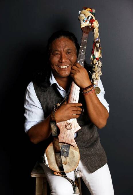 Tenzin Choegyal is renowned for his extraordinary vocal ability and his mastery of droklu, the nomadic music of his ancestors. Picture by Michael Murchie