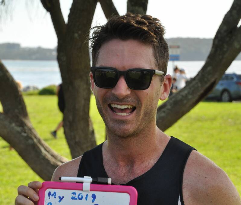 NEW YEAR GOALS: William Counsell at the Batemans Bay parkrun.