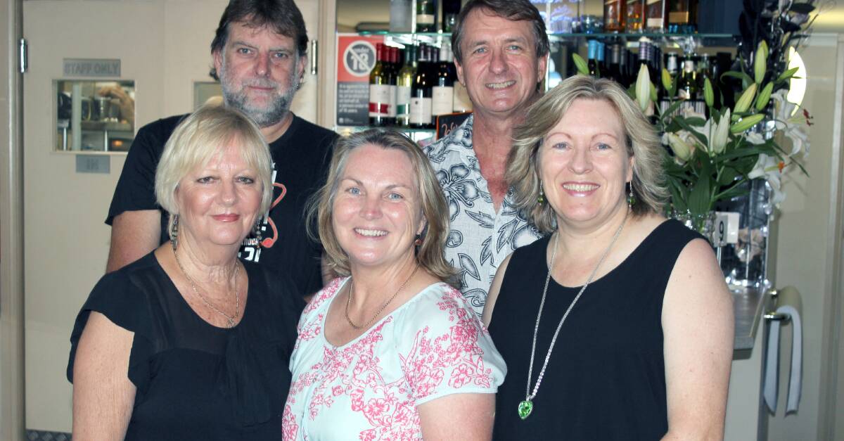 South Coast Animal Advocates members Mark Harry, Fraser Paterson, Coral Anderson, Gabi Harding and Tracey Paterson.
