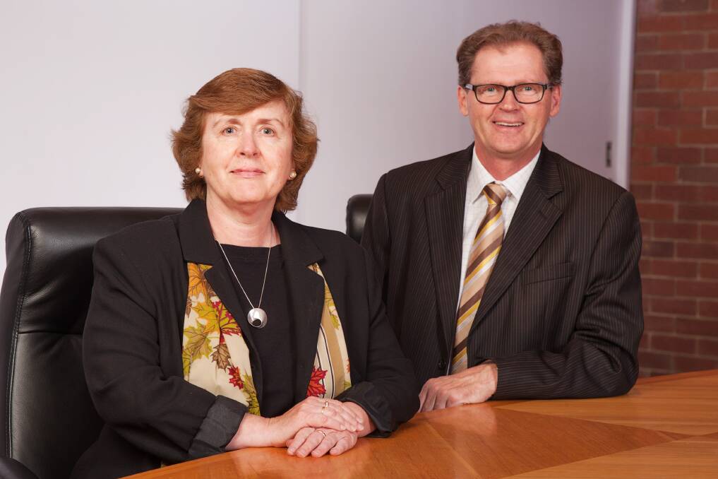Eurobodalla Shire Council general manager Dr Catherine Dale and mayor Lindsay Brown. File photo. 