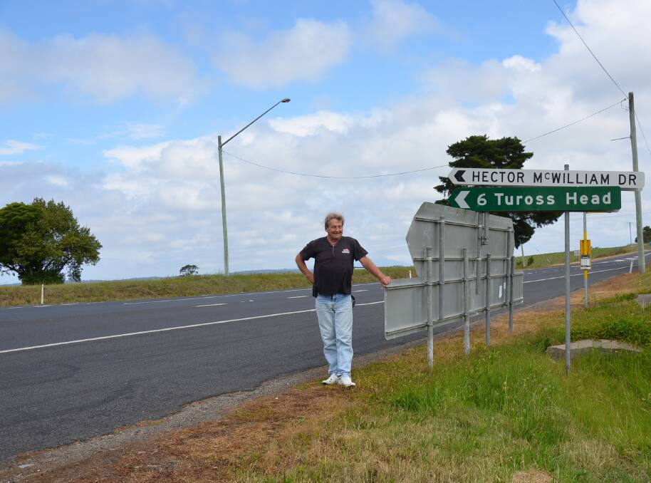 Moruya resident Pete Ward, who owns the Coila Lake Service Station, disagrees with calls to reduce the speed limit at the Tuross Head intersection to 80 kilometres per hour. 