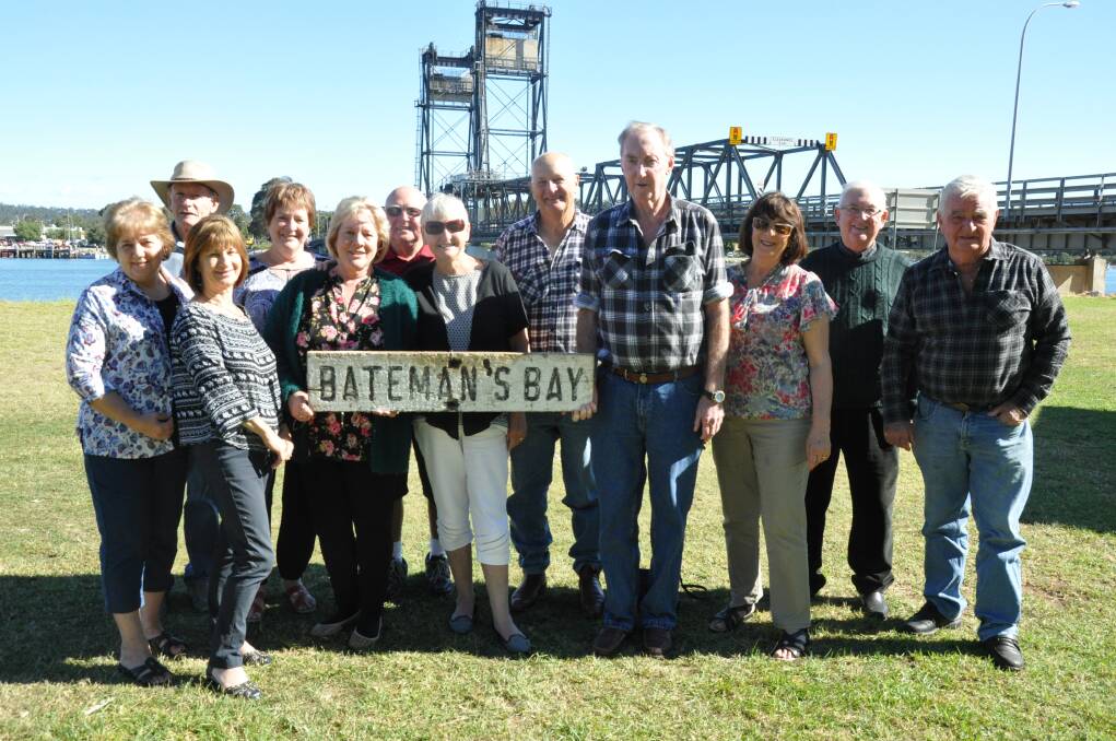 REUNITED: (From Left-Right) Betty Rixon, Ronny Ison, Karen Ison, Pamela Bate, Diane Smith, Errol Ralston, Leah Burke, Owen Mass, Stephen Dunne, Loretta Coppin, Malcolm Ladmore and Paul Helmore at the Batemans Bay reunion on Sunday, May 7.