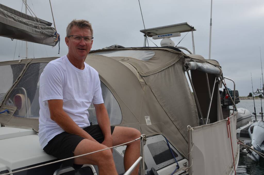 BAR TROUBLES: Canberra boater Damian Hennessy had to wait 24 hours to safely cross the Batemans Bay bar last month, which is said to have closed in to about 70cm after dredging work two years ago.