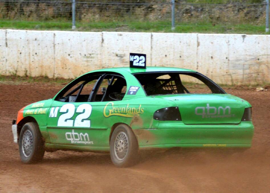 RIDING DIRTY: Moruya driver Aaron Millikin grips the dirt as he travels around a corner at a past race meeting. Photo: contributed 