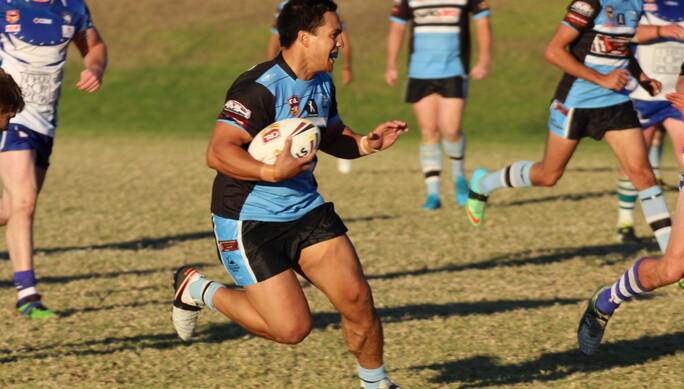 TOO GOOD: The Moruya Sharks triumphed 36-10 against the Eden Tigers on Sunday. File photo.