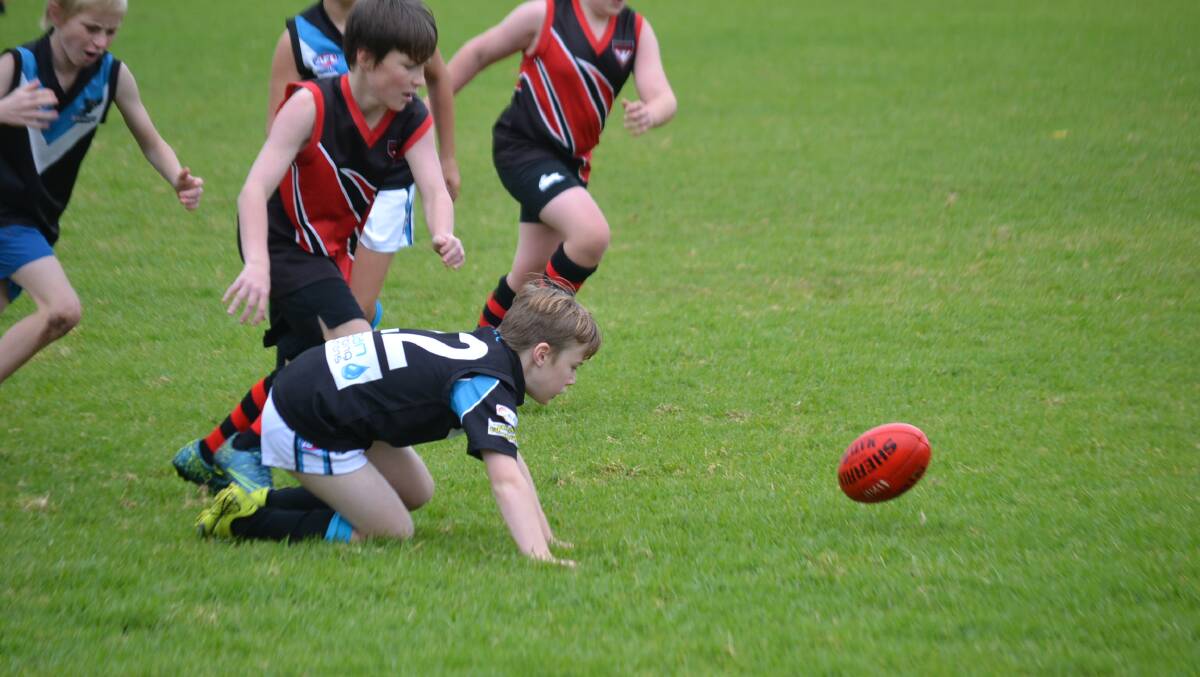 Hanging Rock Oval played host to a mix of junior sport on Sunday including the U12 AFL match between Batemans Bay and Bay and Basin.