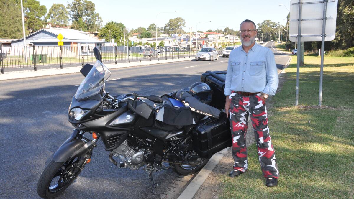 DIVIDE THE DAMAGE: Motorcyclist David Tynan says any kind of barrier (including the pedestrian one, pictured) will reduce carnage on our roads.