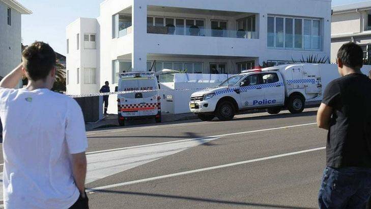 Emergency crews at the scene of a hang-gliding accident in Newcastle.  Photo: Max Mason-Hubers