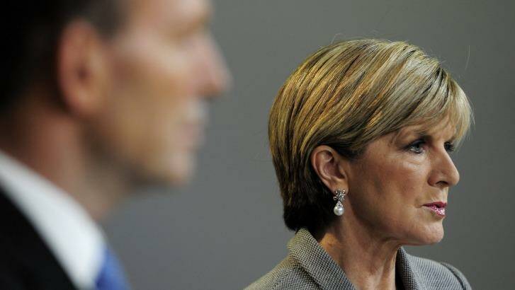 Foreign Affairs Minister Julie Bishop says the visa ban is necessary to for the "safety and security of Australians". Photo: Brett Hemmings