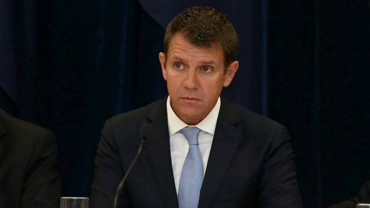 Premier Mike Baird has accepted in principle all but one of the recommendations of an expert panel he established in the wake of the corruption scandal surrounding rorting of political donations laws. Photo: Alex Ellinghausen