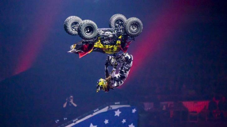 In a spin: Extreme sports participant Colten Moore.