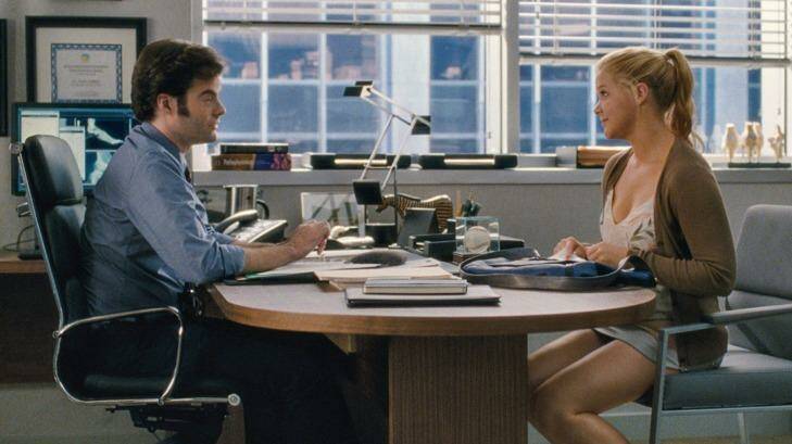 Journalistic objectivity takes a hit in <i>Trainwreck</i>, starring Amy Schumer and Bill Hader. Photo: Universal