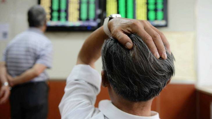 Millions of ordinary investors who piled into an ever-soaring Chinese stock market over the last year are bracing for a roller-coaster ride. Photo: STR