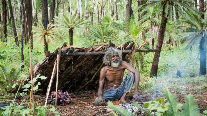 Charlie (David Gulpilil) in a scene from Rolf de Heer's <i>Charlie's Country</i>. Photo: Supplied