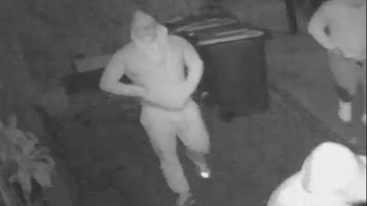 Police released the footage in a bid to identify the men involved.  Photo: NSW Police