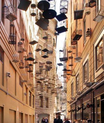 Breathing new life into the city centre: Sydney Laneways project. Photo: Aspect Studios