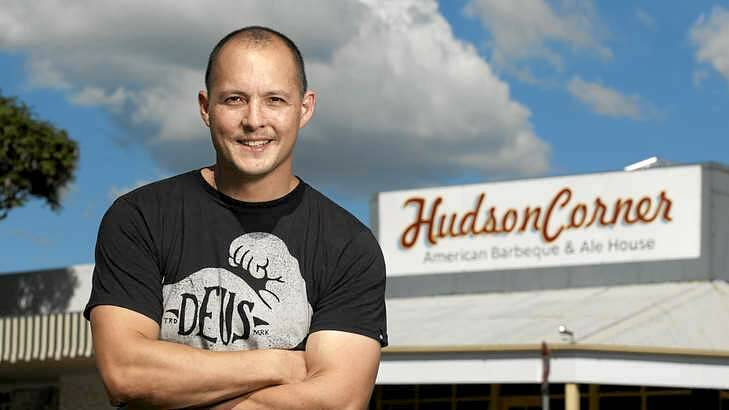 Albion's Hudson Corner American Barbecue and Ale owner Matt Lim. Photo: Harrison Saragossi