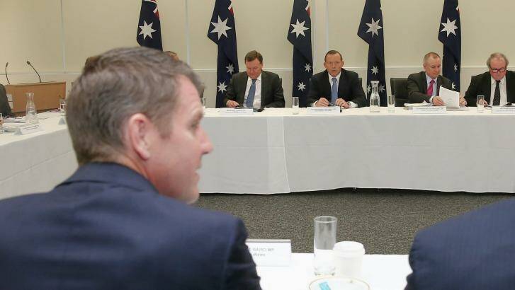 NSW Premier Mike Baird during the COAG meeting in Sydney last week. Photo: Alex Ellinghausen
