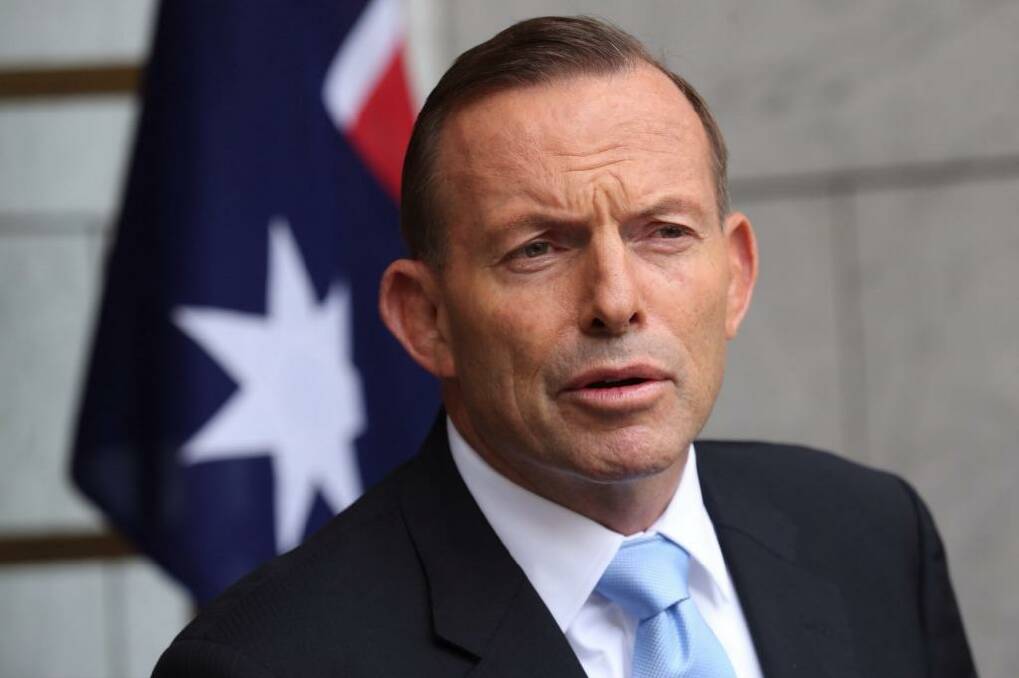 Prime Minister Tony Abbott announced a military training mission to Iraq on Tuesday. Photo: Andrew Meares