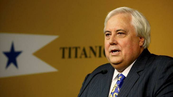 The federal government will chase Clive Palmer for the bill. Photo: Michelle Smith
