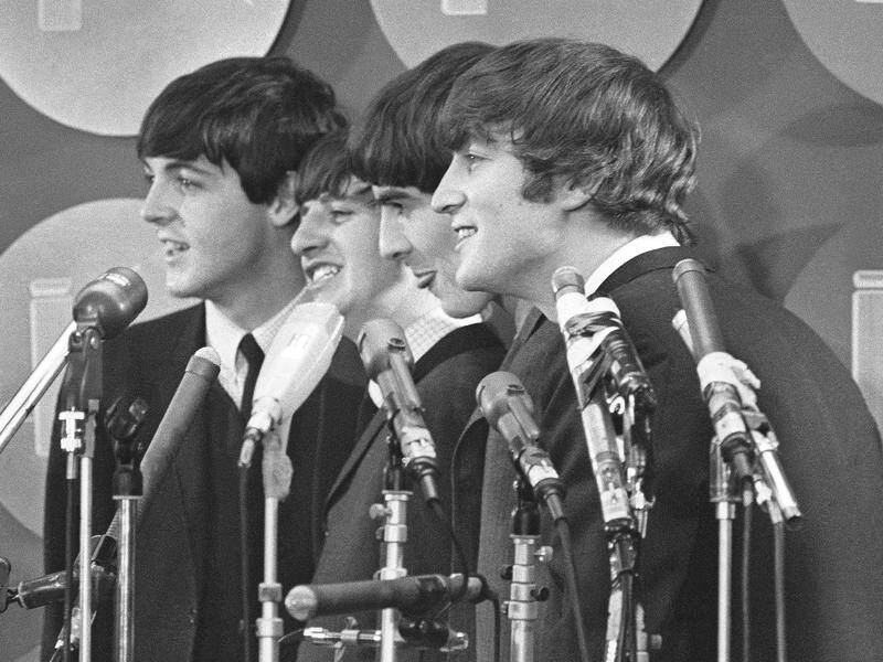 A rare version of the Beatles' debit album Please Please Me has been found in a UK charity shop. (AP PHOTO)