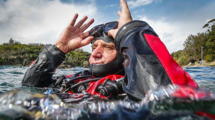 President of the Dive Association of Australia, Richard Nicholls. Photo: Dallas Kilponen