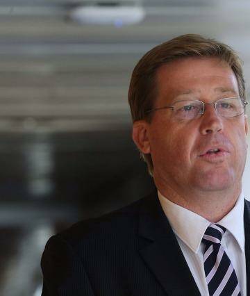 Considerations: racing minister Troy Grant. Photo: Kate Geraghty