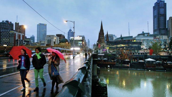 Wild winds and heavy rains are expected to hit Melbourne. Photo: Paul Rovere