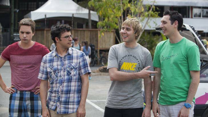 Lost in space: Well, Australia actually. The cast of the Inbetweeners 2.