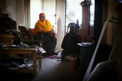 Alex Orgo listed his Concord apartment on a Facebook public housing swap site because he is having an operation soon and needs to move closer to the hospital. Photo: James Alcock/Fairfax Media