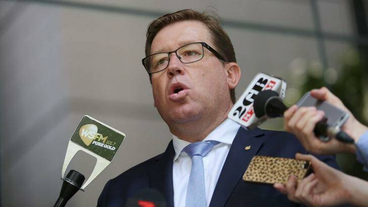 Deputy Premier and Police Minister Troy Grant has come under fire over proposed serious crime prevention orders. Photo: Cole Bennetts