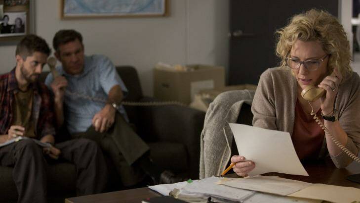Cate Blanchett plays TV producer Mary Mapes in <i>Truth</i>. Mapes uncovered documents that cast doubt on whether President George W. Bush ever served in the Air National Guard, and she paid a heavy price for it. Photo: Roadshow
