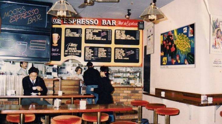 Alan Preston opened Moors Espresso Bar in 1985 in downtown Sydney and claims he invented the flat white. Photo: photos@smh.com.au