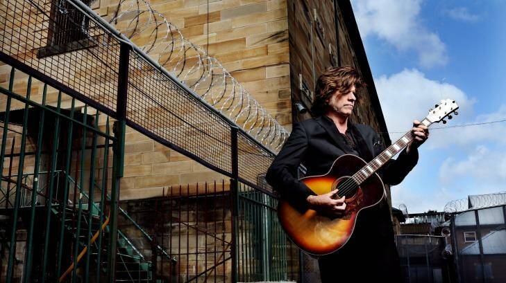 1968 revisited: Tex Perkins will perform Johnny Cash's At Folsom Prison album at Parramatta Gaol. Photo: Brendan Esposito