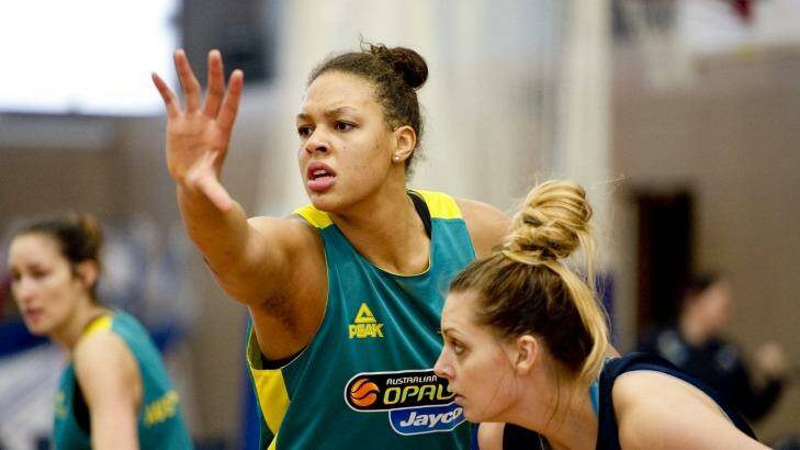 Liz Cambage: Ruled out for a year with injury. Photo: Jay Cronan