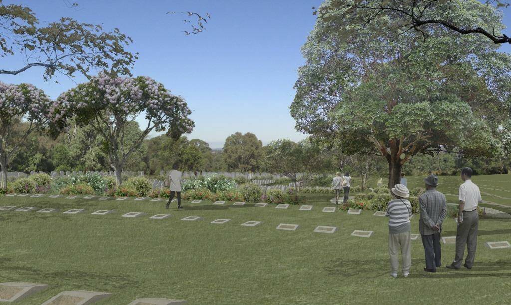 The plots thicken: An artist's impression of the proposed Macarthur Memorial Park.