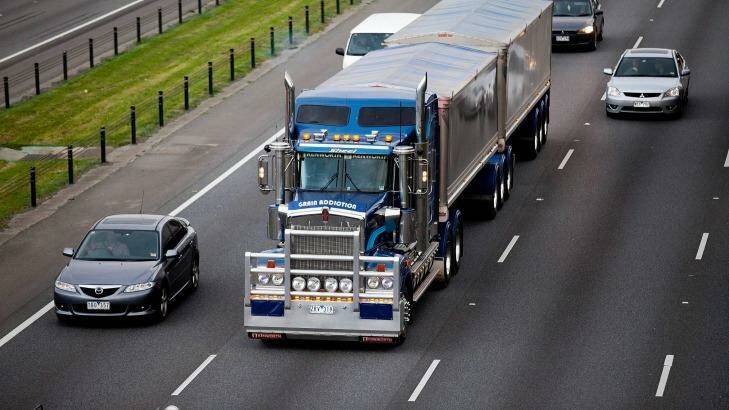 Trucks feature disproportionately in serious crashes, figures show. Photo: Arsineh Houspian