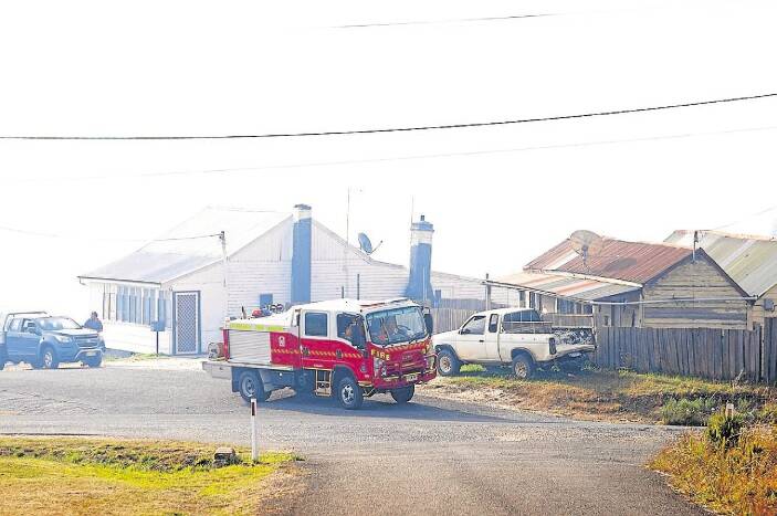Fire at Lefroy. Photo Geoff Robson