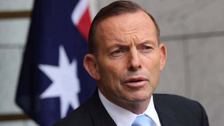Prime Minister Tony Abbott announced a military training mission to Iraq on Tuesday. Photo: Andrew Meares