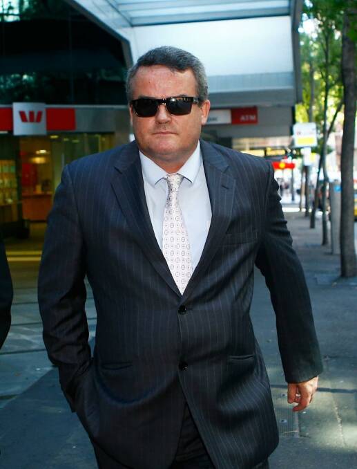 Fraud allegations: Brett Roberts leaves the ICAC after giving evidence.  Photo: Daniel Munoz