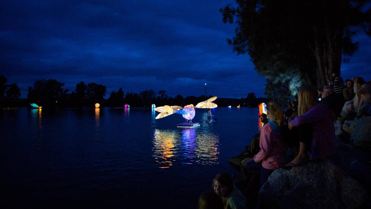 Toby Whitelaw's stunning picture of the Riverlights event on October 17 on the Moruya River.